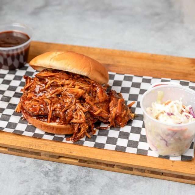 BBQ Pulled Pork Dinner.