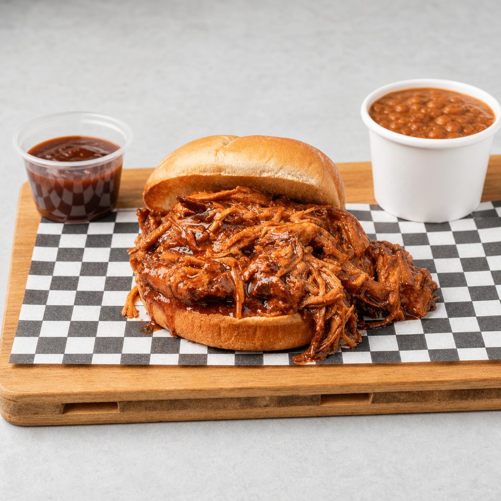 BBQ Pulled Pork.